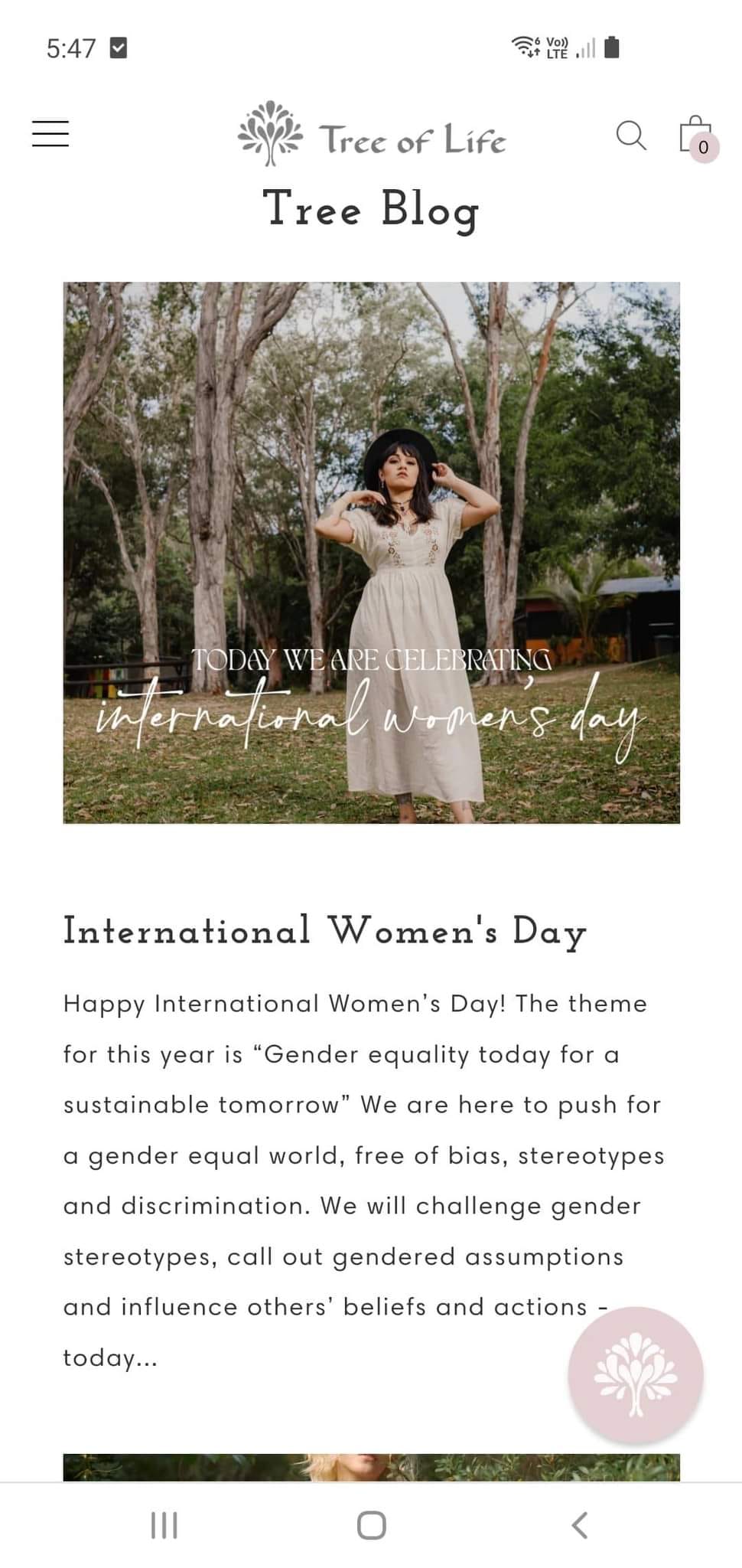 Happy International Women’s Day Sweetheart – Sorry It’s Late