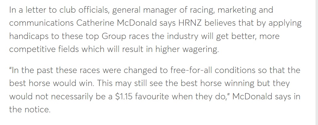 The True Facts About Wagering on the Big 5 Races That HRNZ Have Voted to Change
