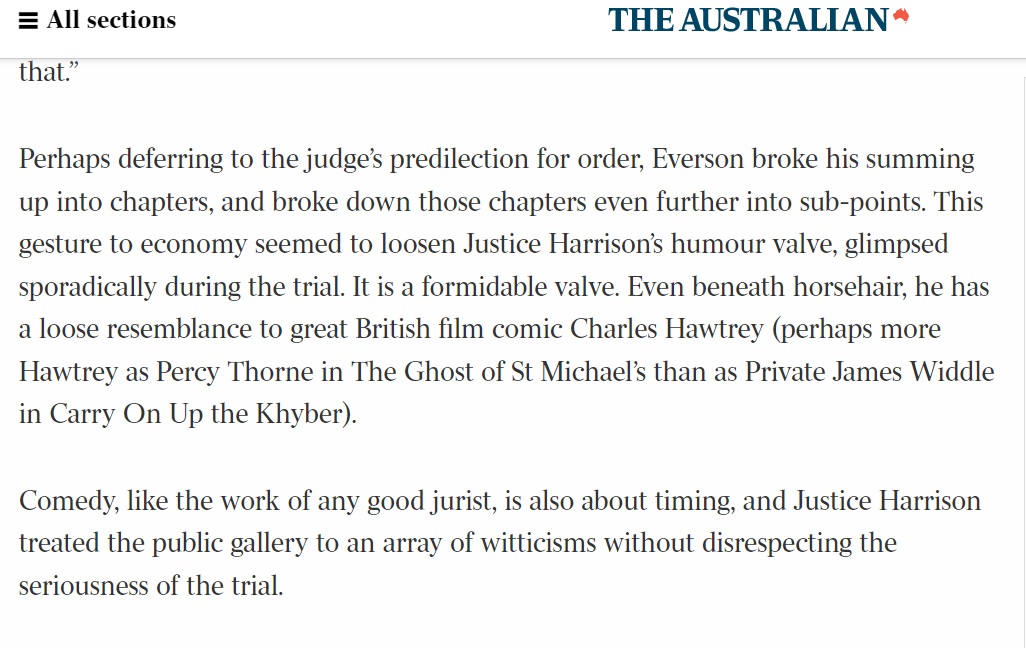 The Teacher’s Pet – Is It Proper to Liken a Judge to a Paedophile When Reporting on a Trial?