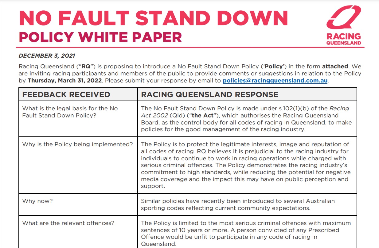 Well Well Well – The Alleged Rapist Racing CEO Should Have Been Stood Down – It Seems That Racing QLD and the Albion Park Harness Racing Club Speak With Forked Tongues