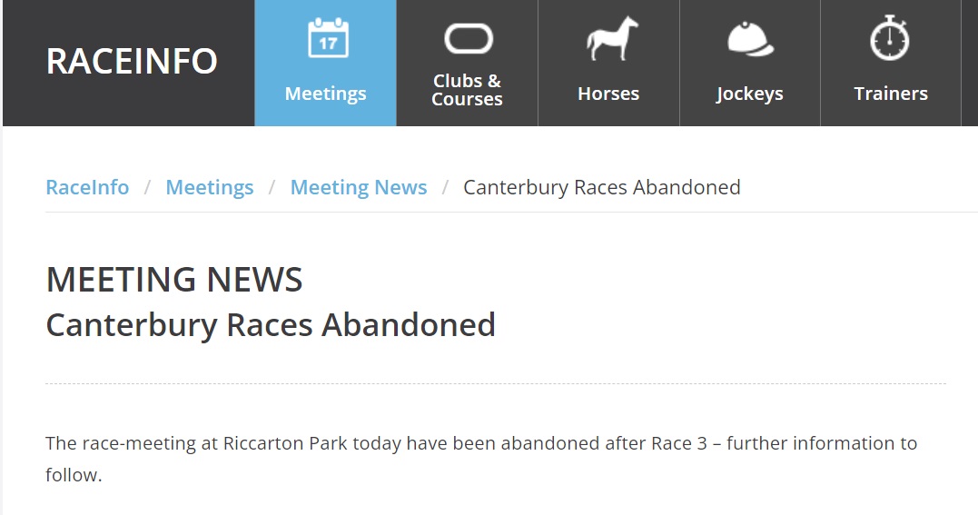 Absolute Debacle at Christchurch’s Biggest Race Day of the Year