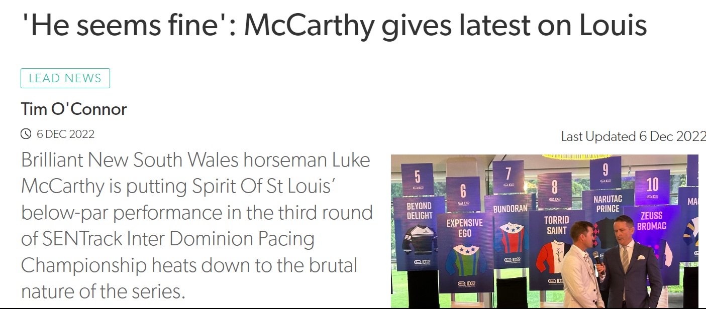 Rules Must Be Obeyed – So Why Do the Authorities Stand Mute and Clap While They are Being Broken? – Why Luke McCarthy Must Drive Spirit of St Louis in the Victoria Cup