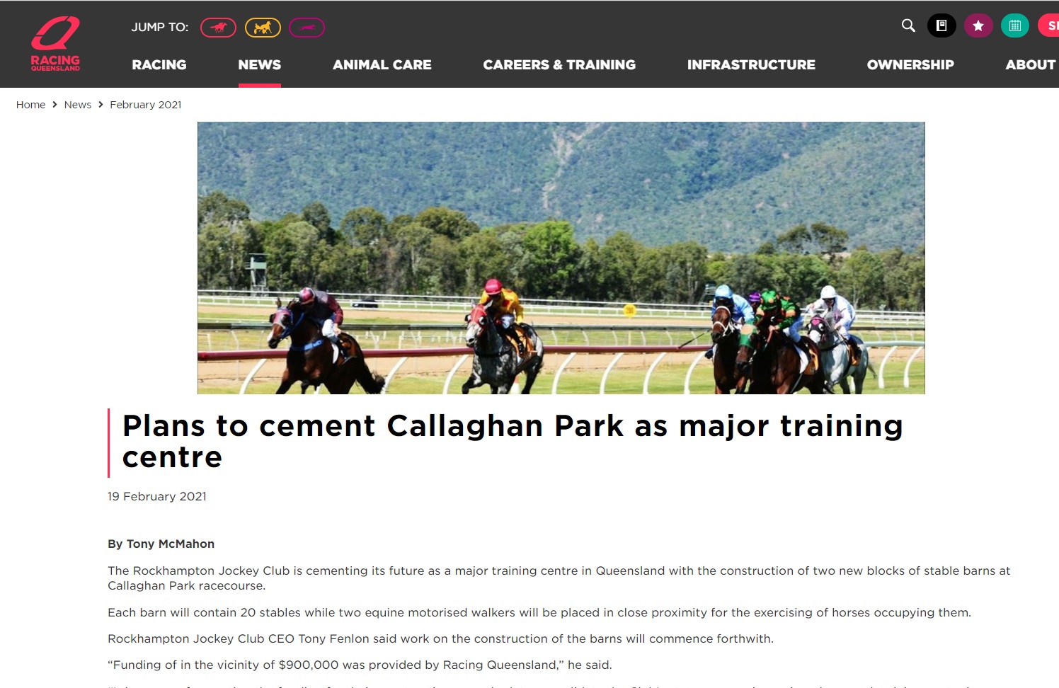 Racing Queensland Are Searching Under the Wrong Rock – It’s the Race Club on the Fitzroy River They Should Be Looking At, Not the One on theBarron