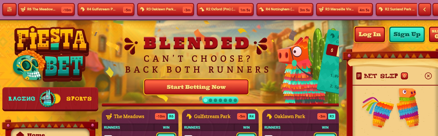 No This is Not a Kids Website, It’s an Online Bookie Called Fiesta Bet – You’d Have to Be Kidding Wouldn’t You?