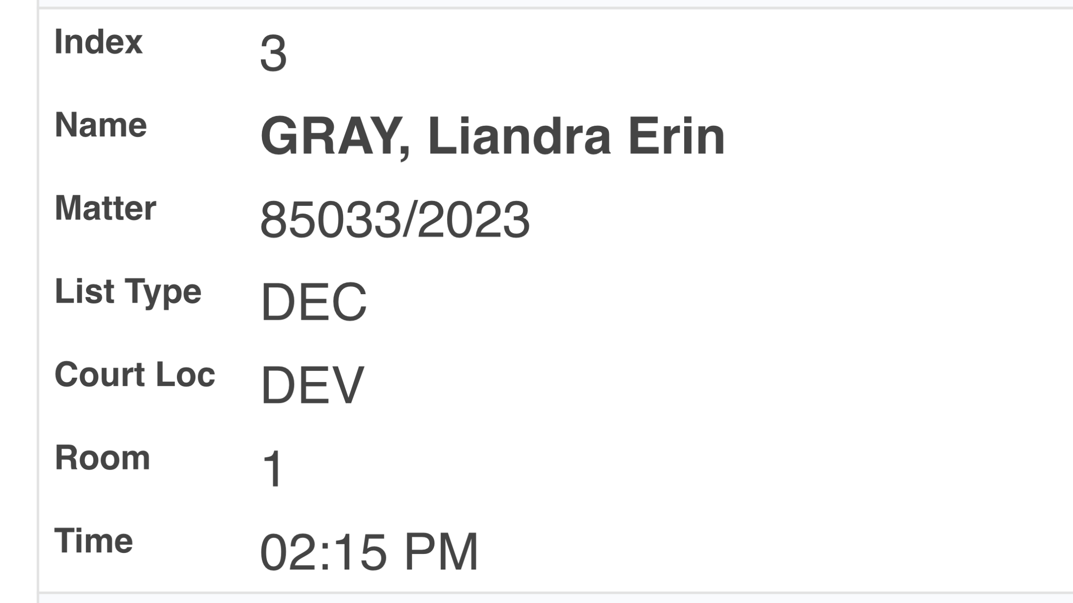 D-Day for Liandra Gray – What’s the Verdict?