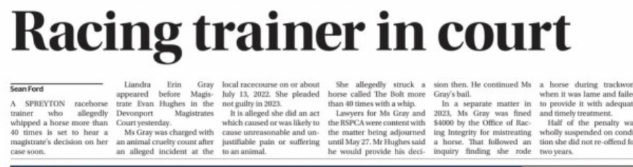 Another Adjournment on Animal Cruelty Charge Decision