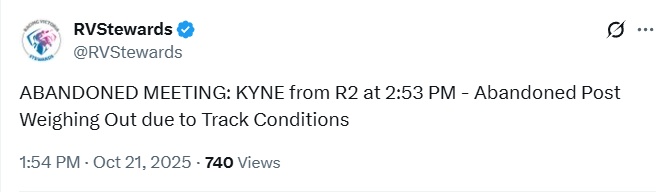 Another Day, Another Debacle – Welcome to the Victorian Races