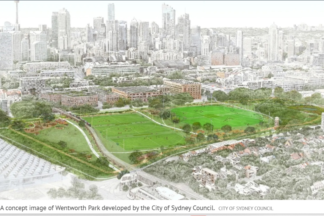 Revealed: How this inner Sydney park would look without a greyhound track