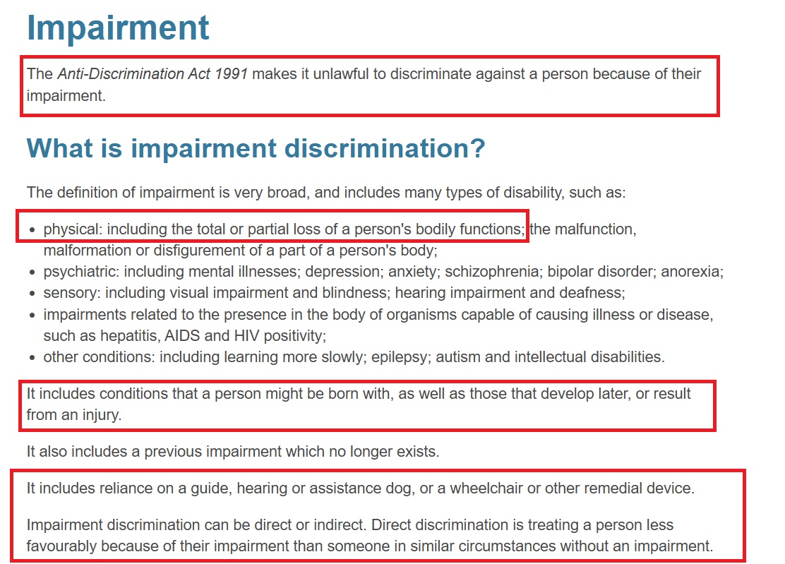Darleen Duryea is Being Directly Discriminated Against in Her Quest to Return to Her Pre-Fall Life as a Trainer at Beaudesert*