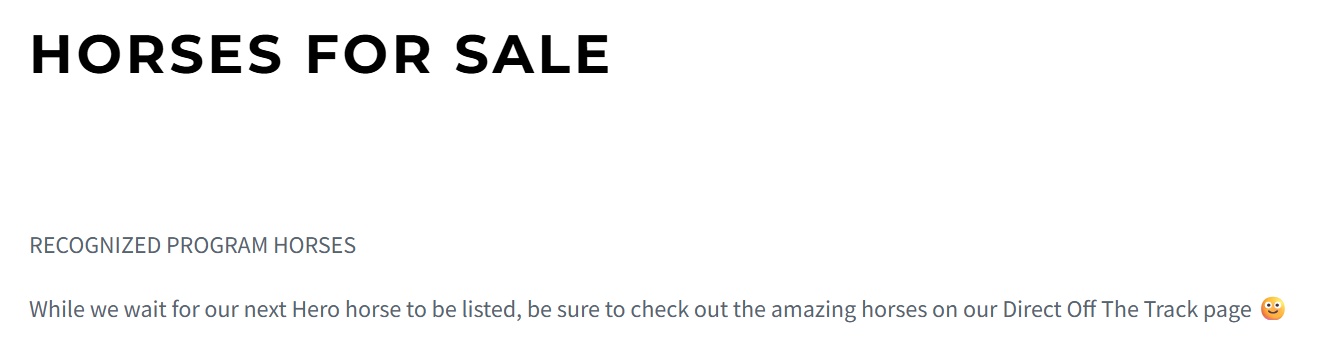 How Much Does HRV Spend on the Hero Program? – And How Many Horses Does it Actually Rehome?