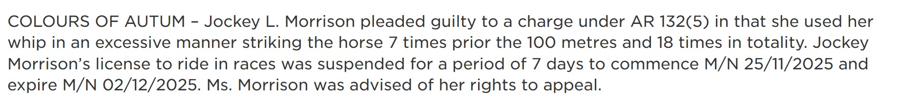 Oh Dear – Sorry Lacey