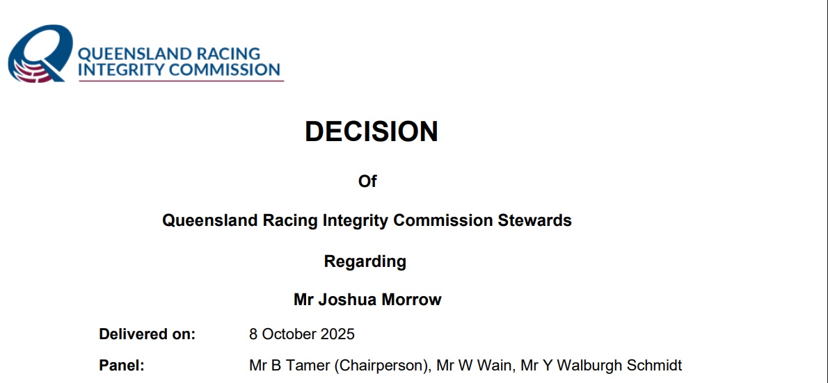 The Stewards Stuffed Up In the Joshua Morrow Case – And Their Mistake Mattered