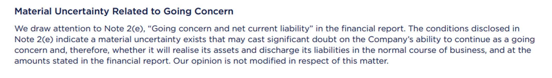The True Picture of the ATC Finances – In the Words of the Club’s Auditor