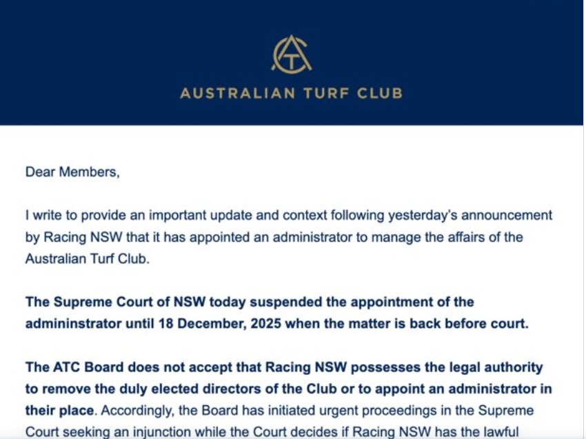 ATC Letter Regarding the Supreme Court Fight Against Administration