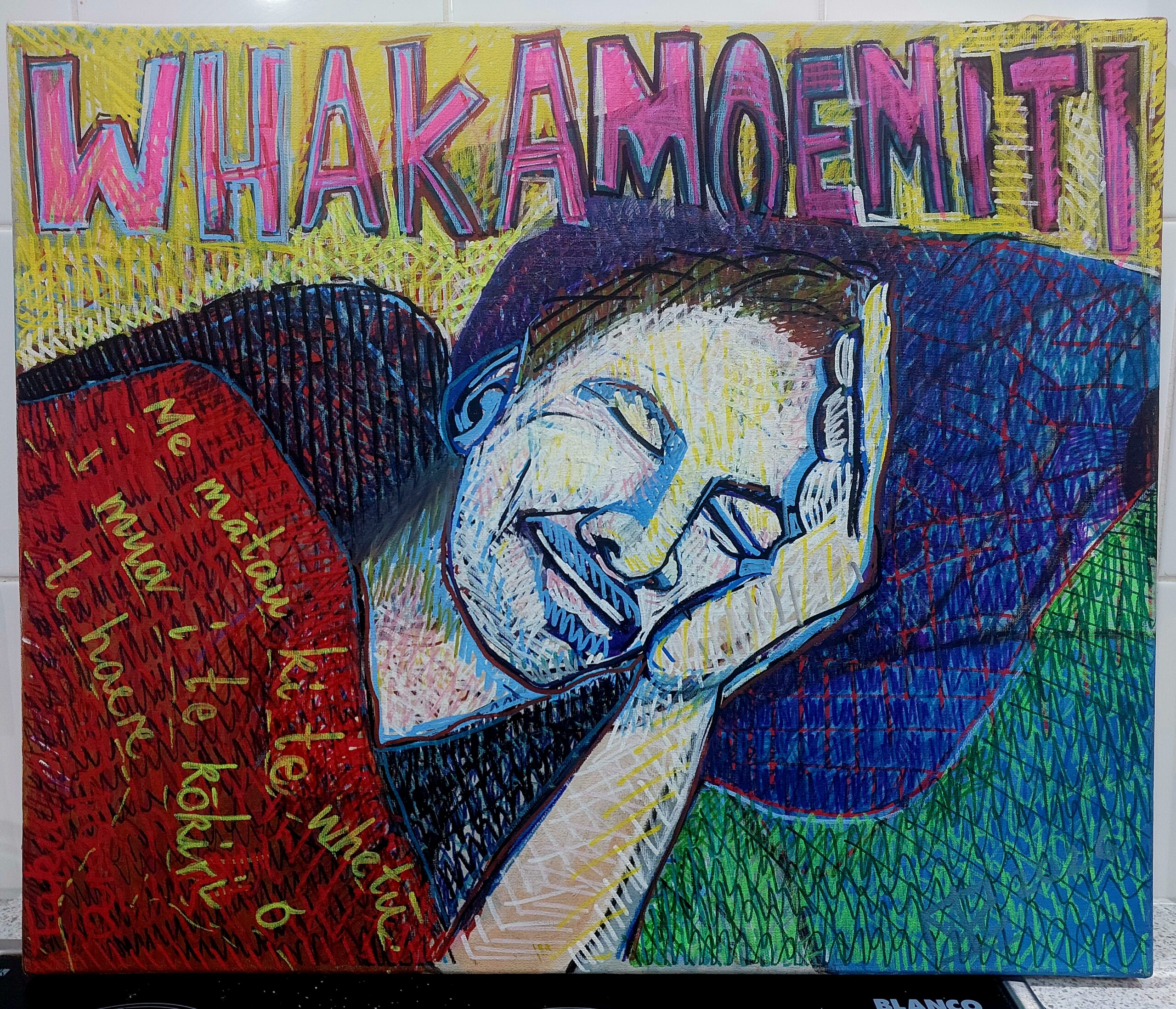 A Tip From The Wife – In a Pink and Yellow Portrait, and Te Reo Maori