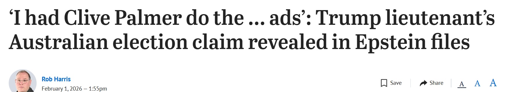 Clive Palmer is No Pedo, But He Is A Mug Who Pays Overs – The Eagle is Not – It Was All The Bloody Kangaroo’s Fault