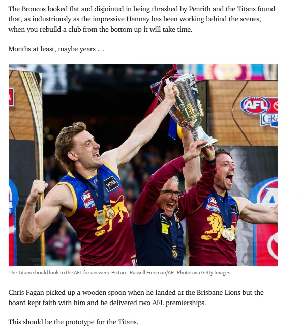 The Titans Couldn’t Win a Title in the Next Five Years if They Had a Hundred Points Start