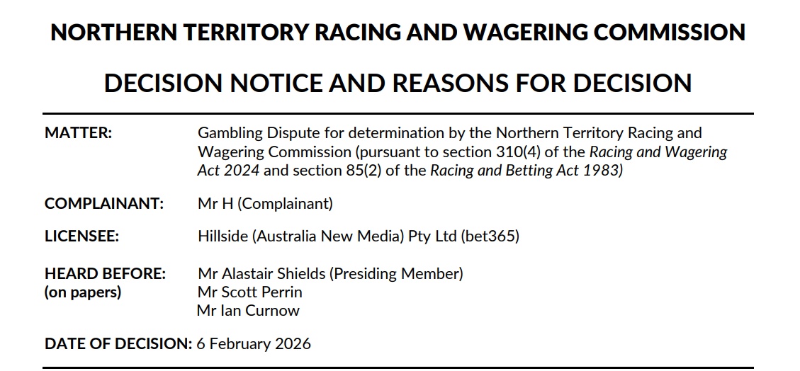 Gamble Responsibly, and Blame the Addict if They Don’t – The NT Racing and Wagering Commission is a Self-Serving Joke