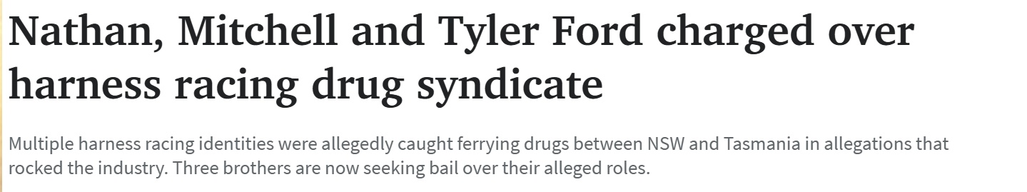 The Daily Telegraph on Tatts and the Fords