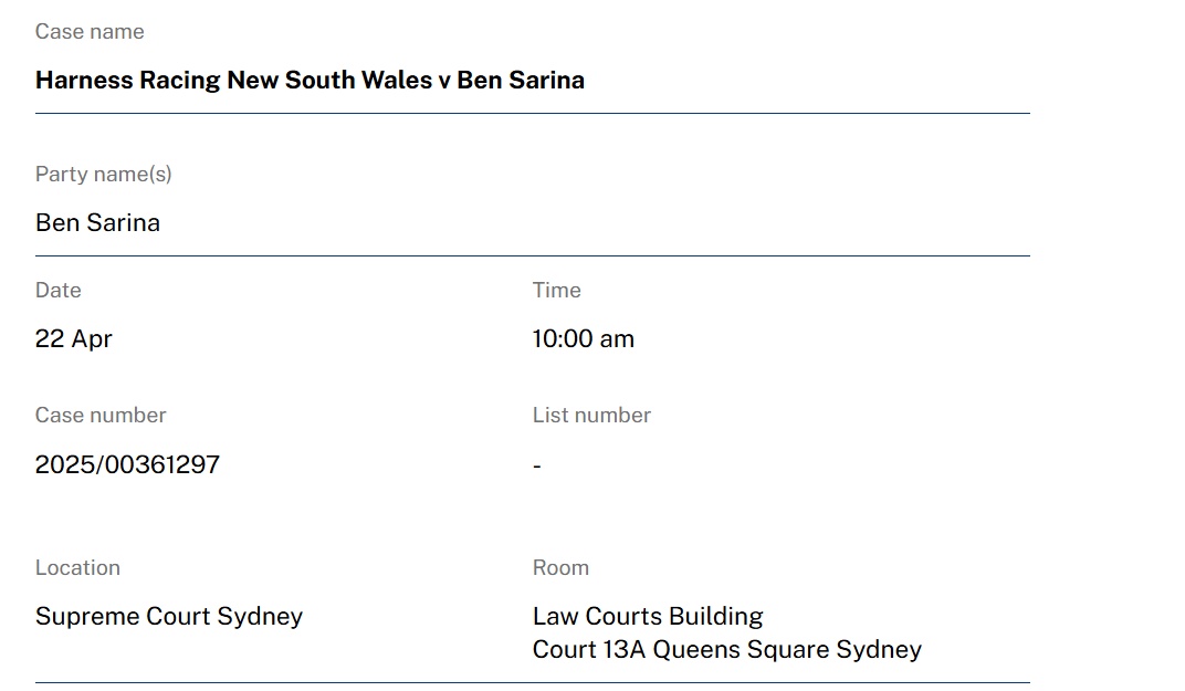 The Most Futile Judicial Review in NSW Harness Racing History is Heard Today