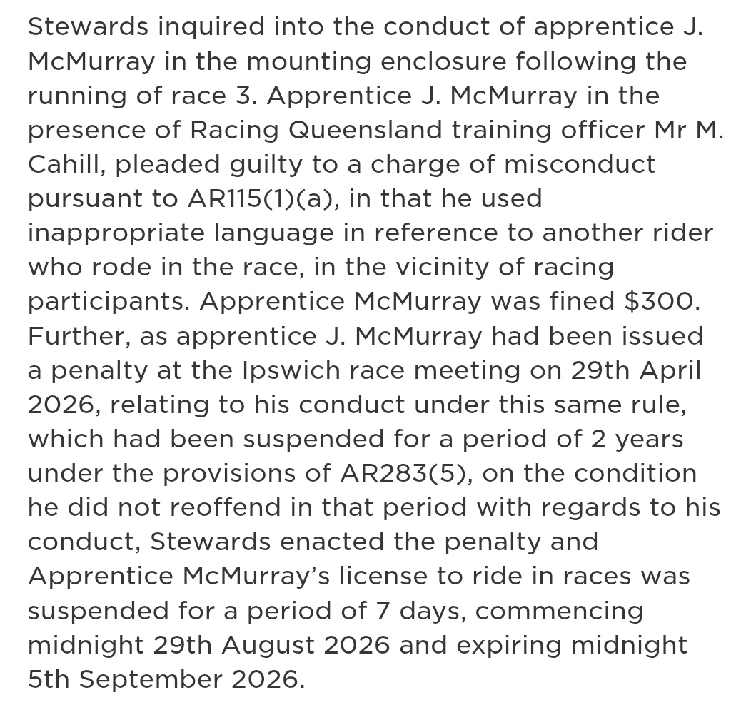 Jace McMurray Needs to Grow Up – And Do it Fast